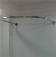 Vòng Thay đồ Inox cho shop bàn quần áo